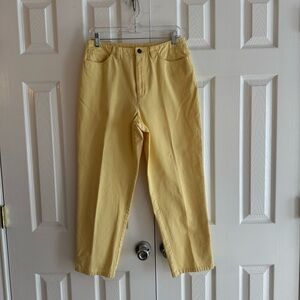 Talbots Women’s Yellow Jeans